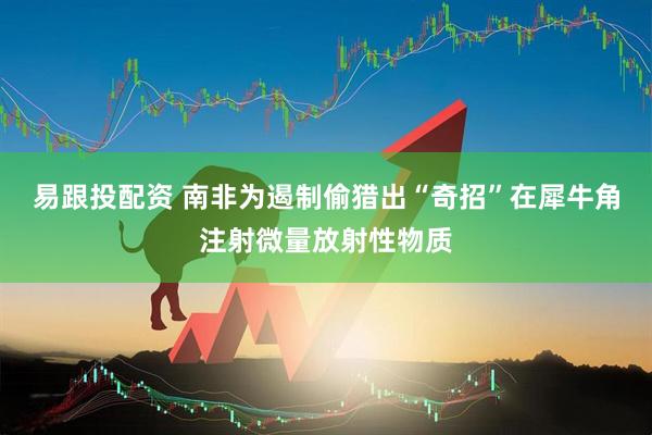 易跟投配资 南非为遏制偷猎出“奇招”在犀牛角注射微量放射性物质
